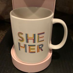 Room Essentials Stoneware She/Her Mug ☕️ Pride